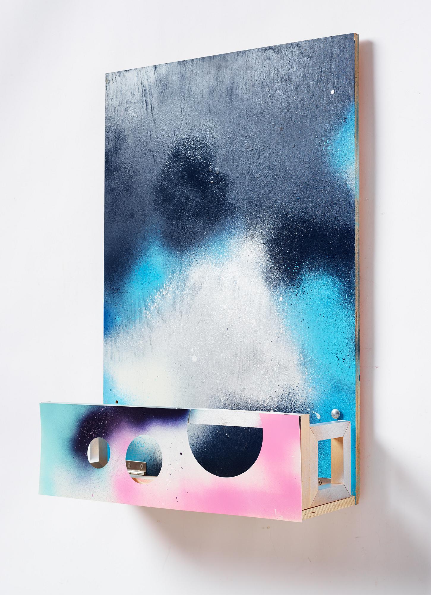 Fredrik Vaerslev, mixed media on panel.