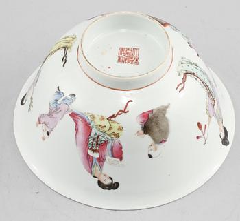 SKÅL, porslin, Kina, 1800/1900-tal.