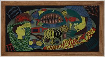 STIG LINDBERG, bord, Gustavsberg 1950-tal.