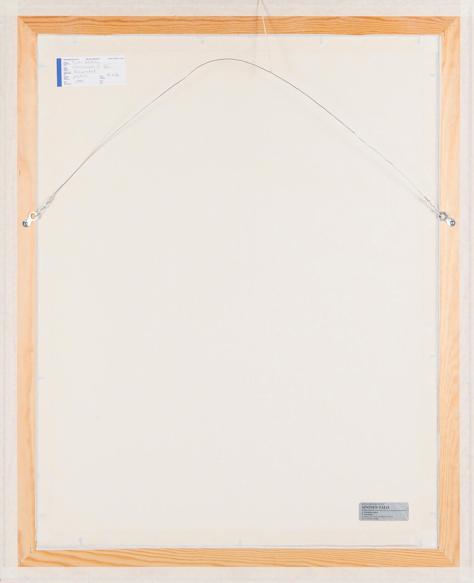 Taisto Ahtola, "Räsynuket".