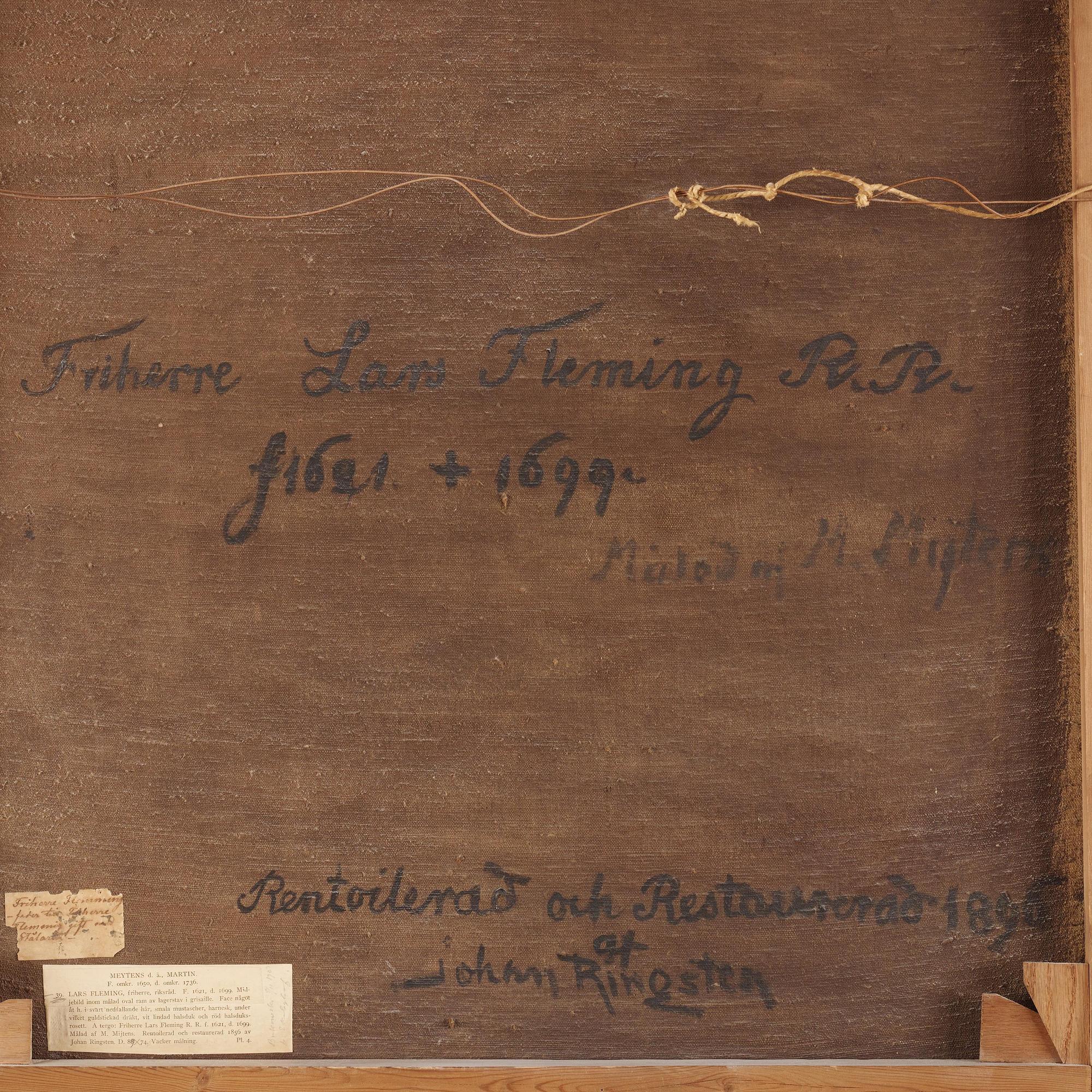 Martin Mijtens d.ä, "Lars Fleming of Liebelitz" (1621-1699).