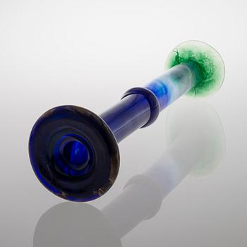 A glass sculpture, signed Kerttu Nurminen Nuutajärvi Notsjö 1992.