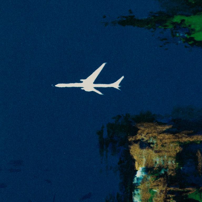 OTTO NIELSEN, an offset vintage poster, SAS Scandinavian Airlines System, J. Chr. Sörensen & Co., Denmark, 1950's/60's.