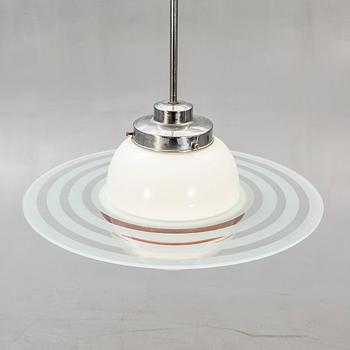 Ceiling lamp, "Saturn", 1940s.