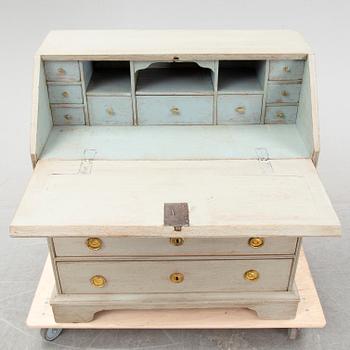 A Swedish painted secretaire, first half of the 19th century.