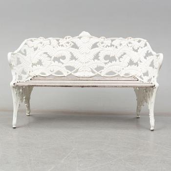 A second half of the 20th century garden sofa from Byarums Bruk.