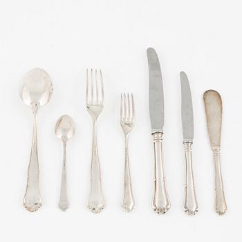 A Swedish silver cutlery set, 113 pieces, marks of  GAB, Stockholm 1950s.