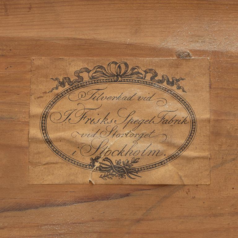 Empire, A late Empire mirror, first half of the 19th century.