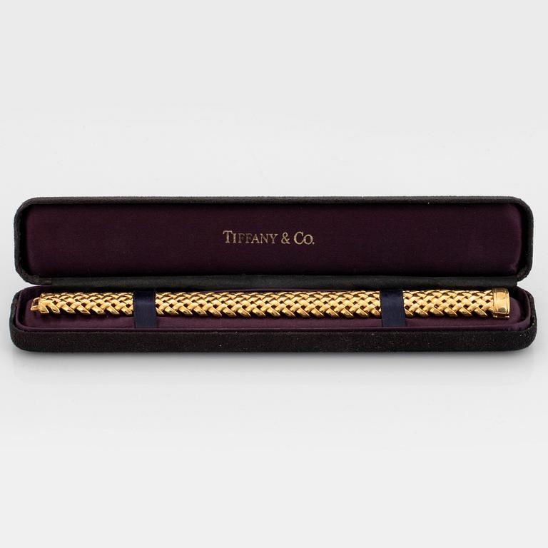 Tiffany armband 18K guld "Vannerie".
