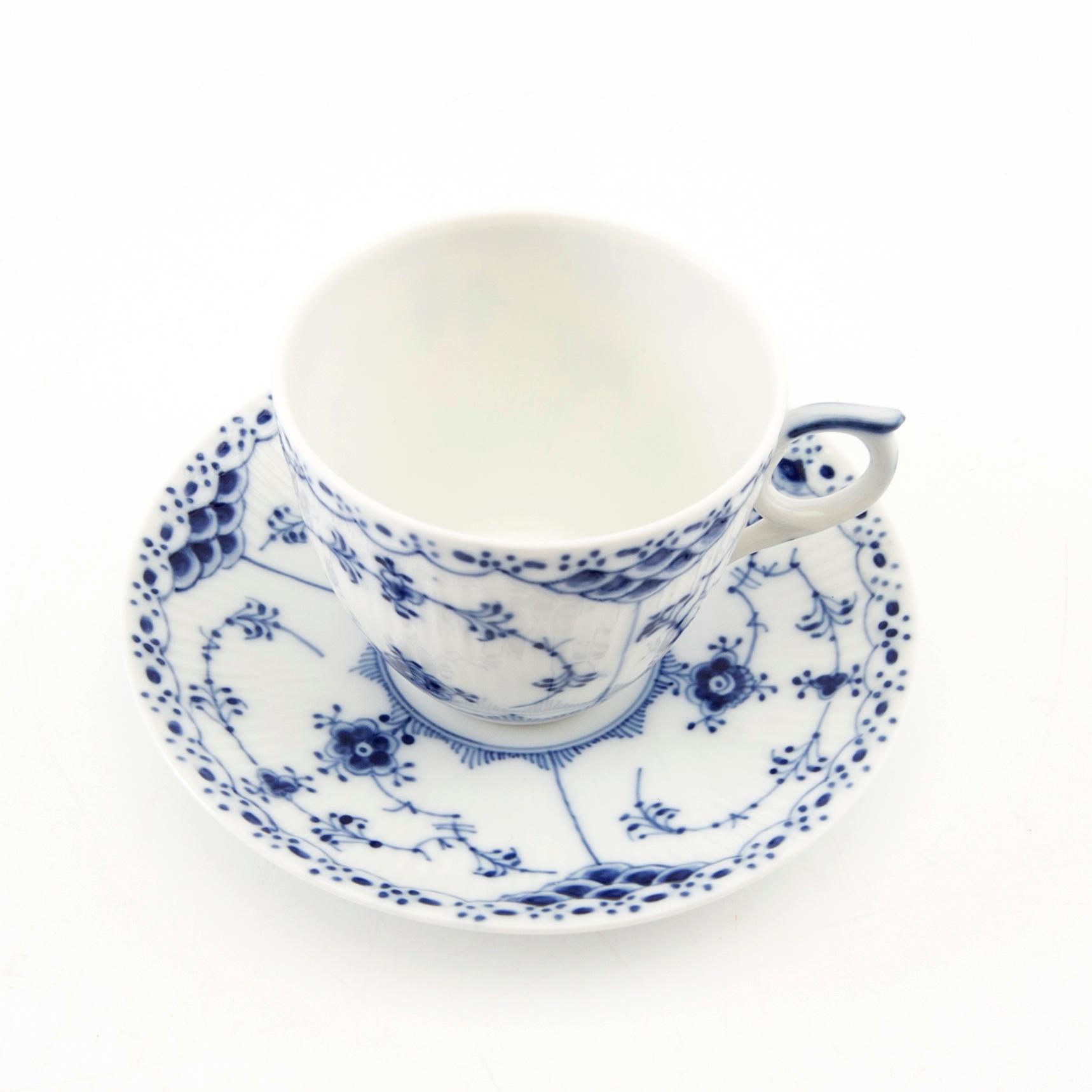 Servis "Musselmalet" 14 dlr Royal Copenhagen Danmark porslin.