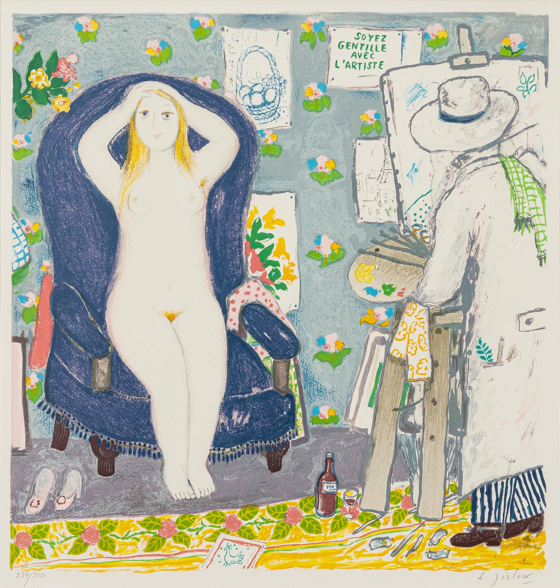 Lennart Jirlow, "Målaren och flickan".