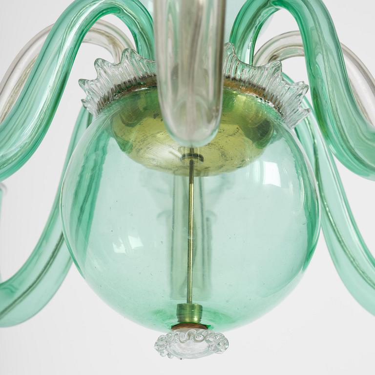 Gio Ponti, ljuskrona, Venini, Murano, Italien, 1945-50.