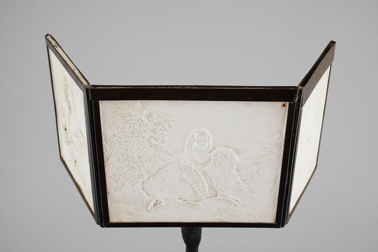 A lithophane, around the year 1900.