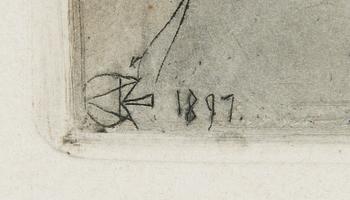 Akseli Gallen-Kallela, Självporträtt.