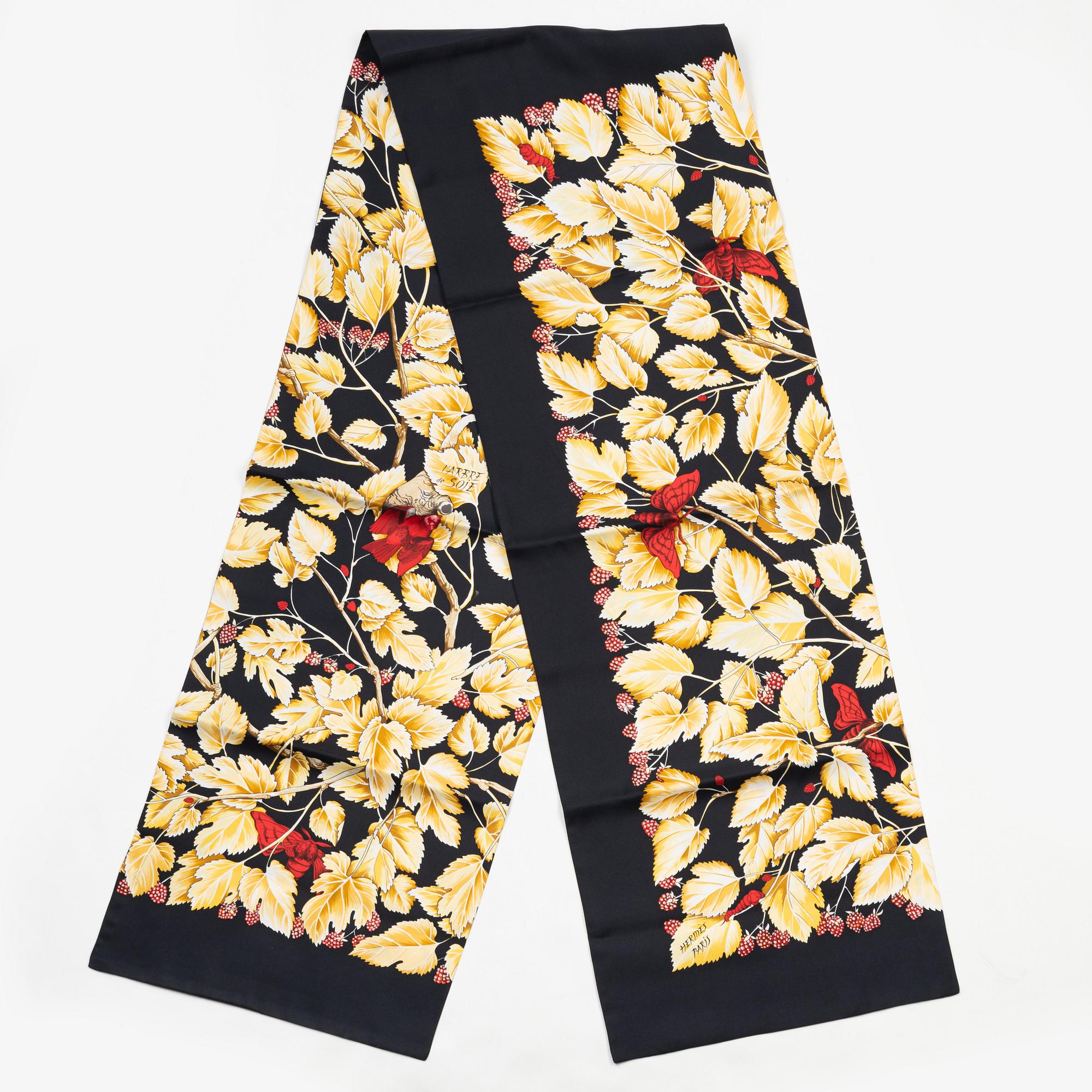 Hermès, scarf, 'L'arbre de soie'.