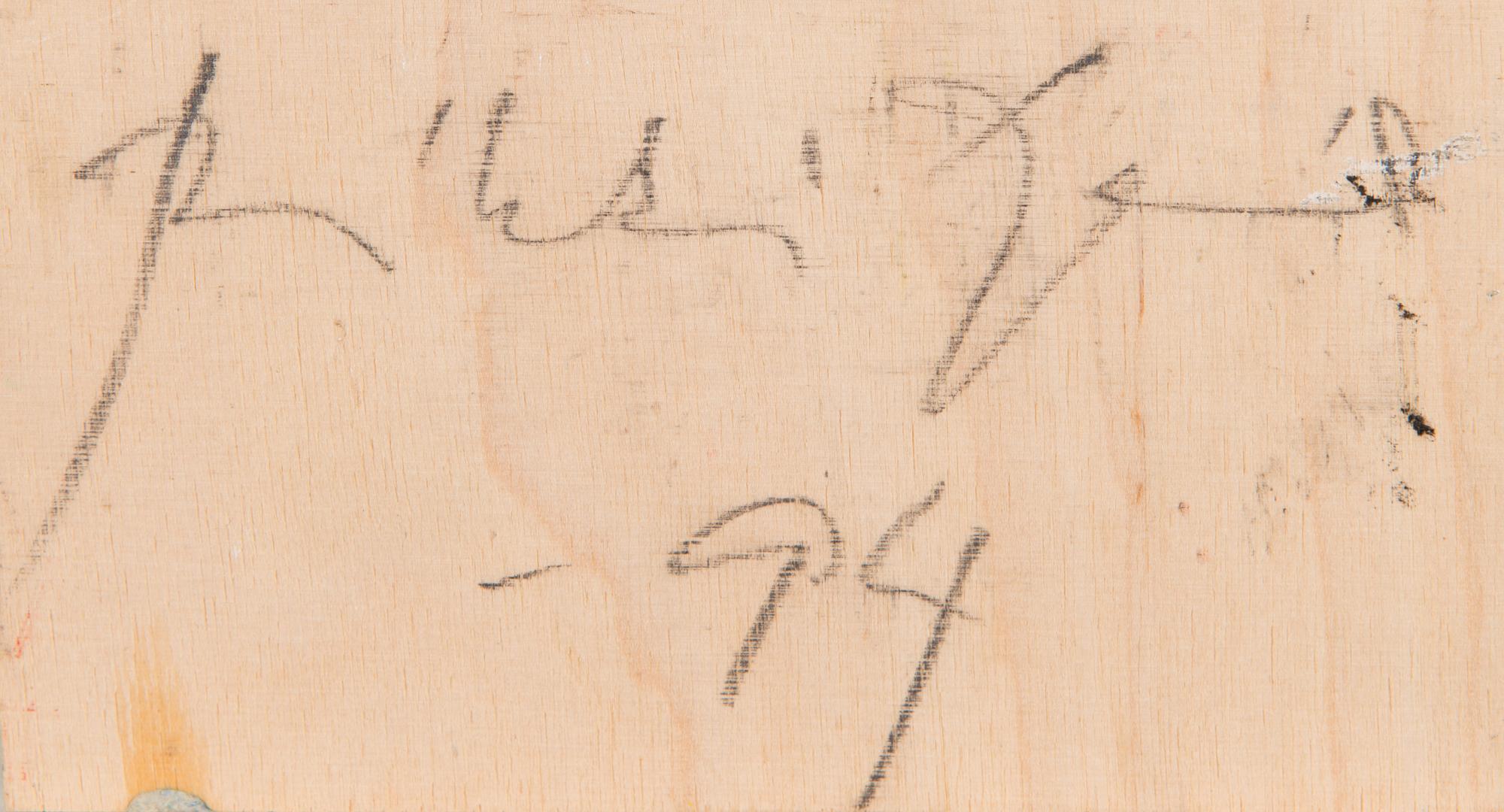 Heikki Marila, oil on board, a tergo signed and dated 1994.