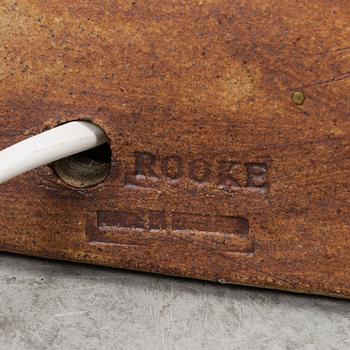 BERNARD ROOKE, a 'Totem' stoneware table/floor lamp, England, 1960's/70's.