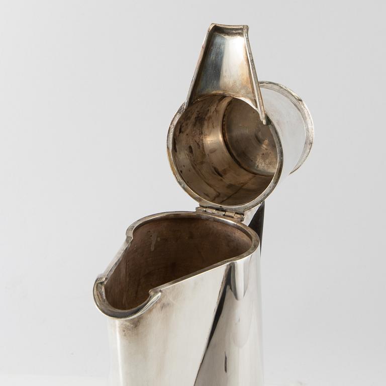 Bertil Berggren Askenström, kanna, silver, Stockholm, 1977.