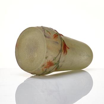 Gabriel Argy-Rousseau, a 'Fleurs jaunes'  pâte de verre vase, France 1920s.