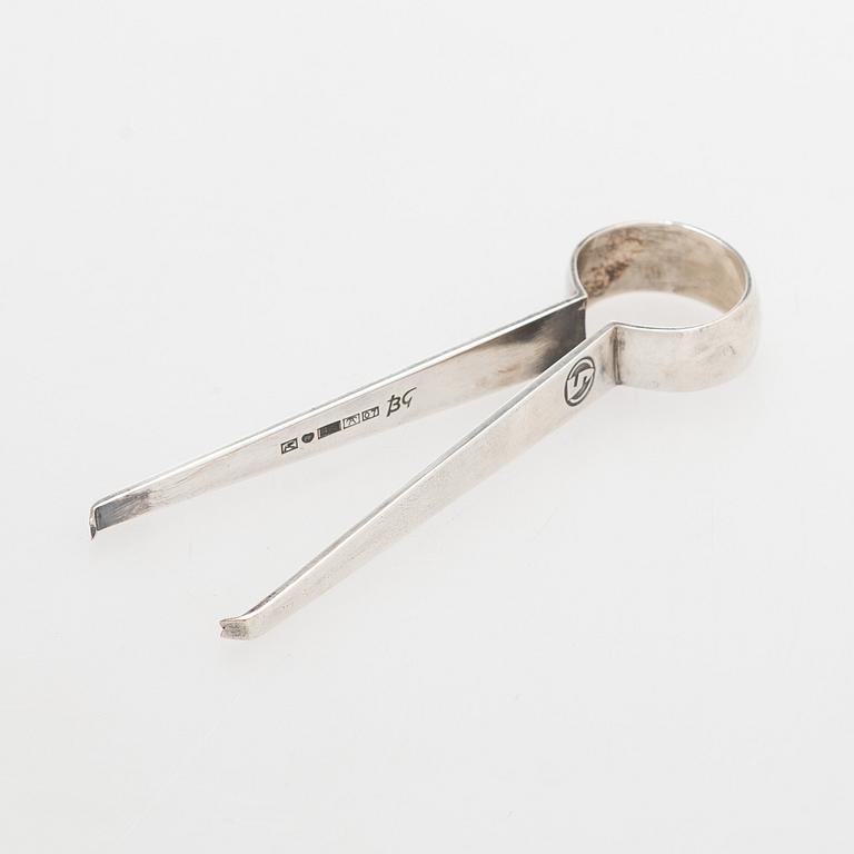 Bertel Gardberg, sockertång, silver, Suomen Kultaseppä, Åbo 1967.