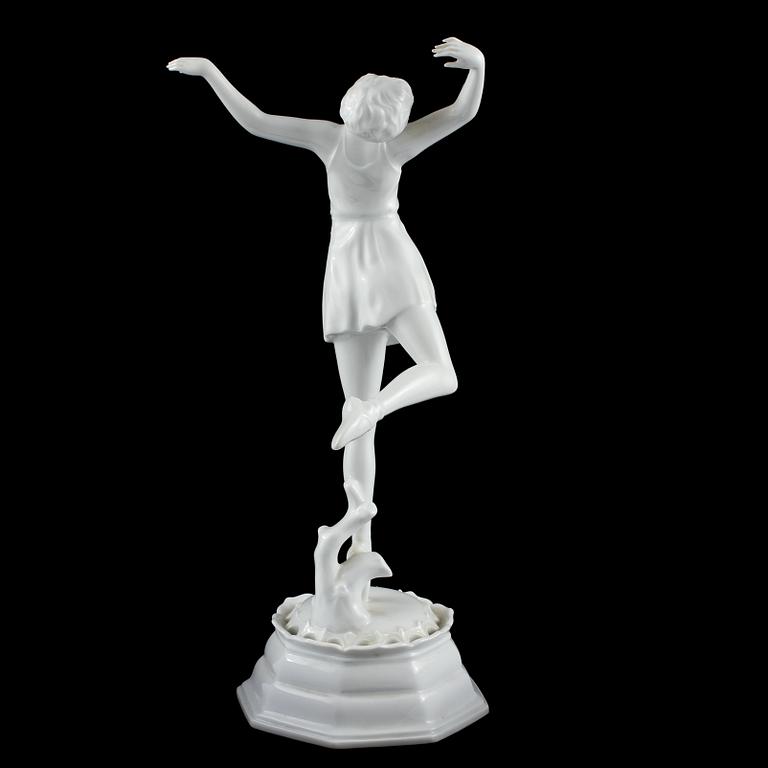 FIGURIN, porslin, Rosenthal, omkring 1900-talets mitt.