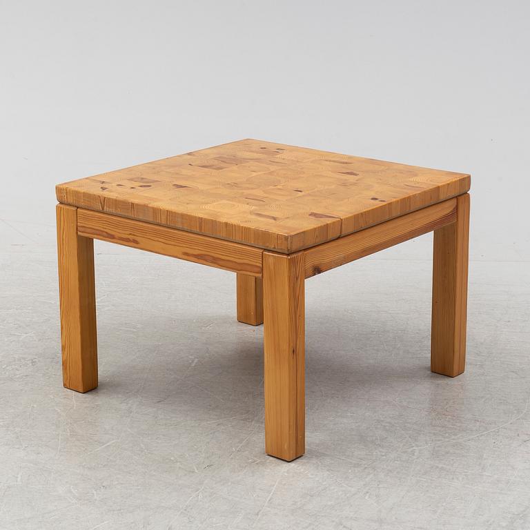 Leif Wikner, presumably, a pine occasional table or lamp table, 1970s.