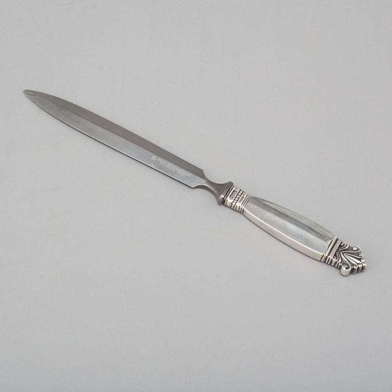 GEORG JENSEN, a sterling silver letter opener, Denmark.