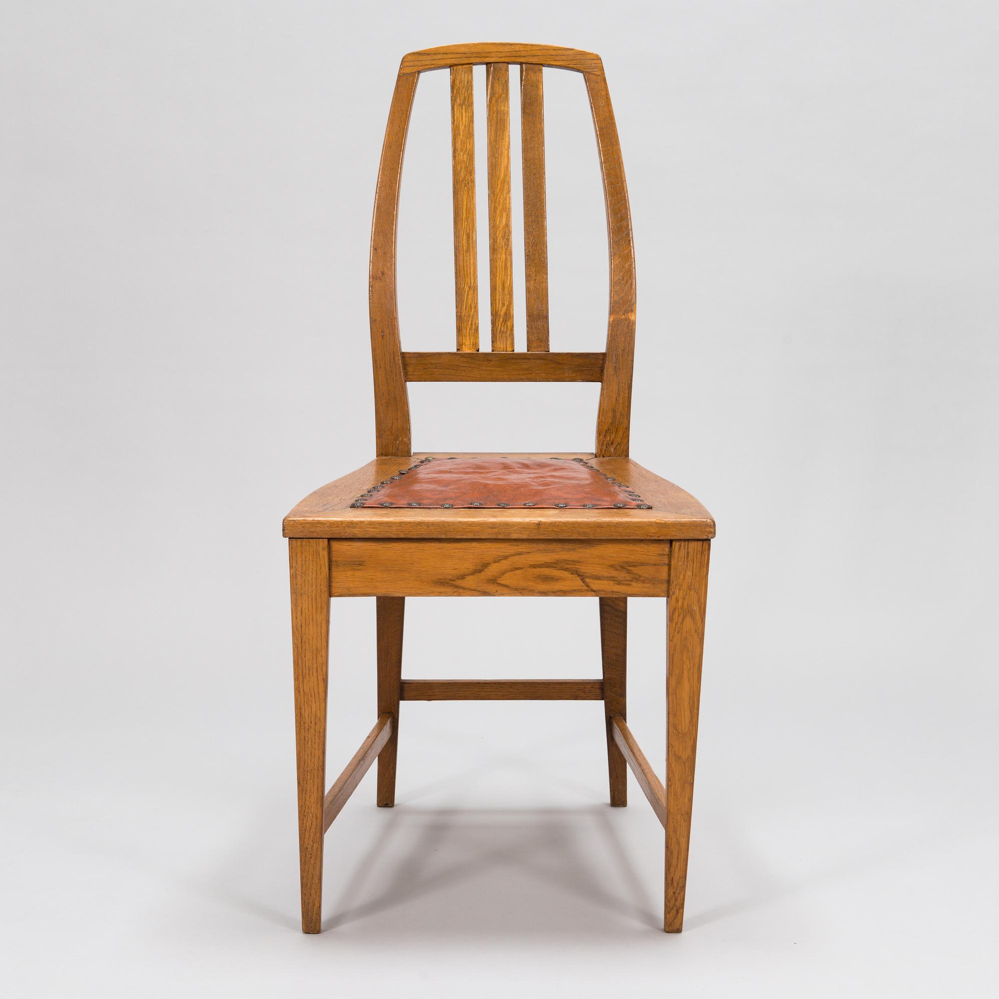 Louis Sparre, a chair for Aktiebolaget Iris. Around 1900.