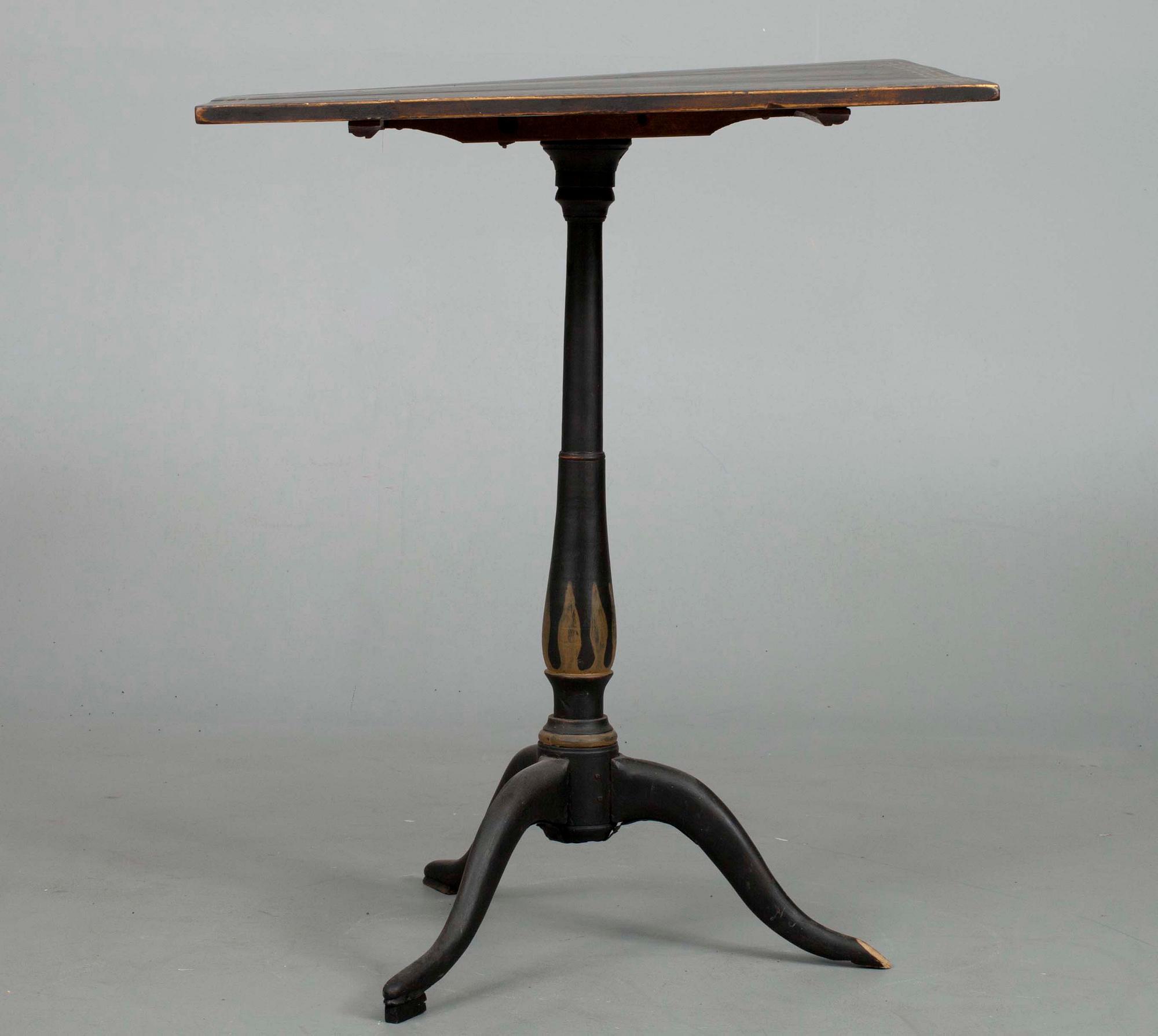 FÄLLBORD, målat trä, 1700-tal.