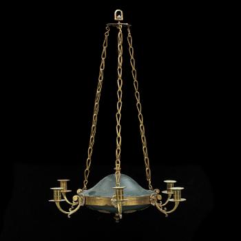 A circa 1900 Empire style ceiling light.