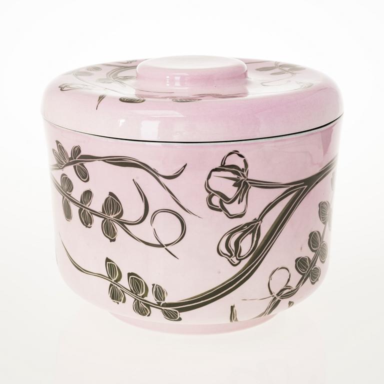 HEINI RIITAHUHTA, a porcelain pot, 'Virna' signed Heini Riitahuhta 2005.