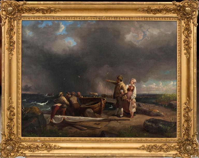 BENGT NORDENBERG, oil on canvas signed and dated 1850.