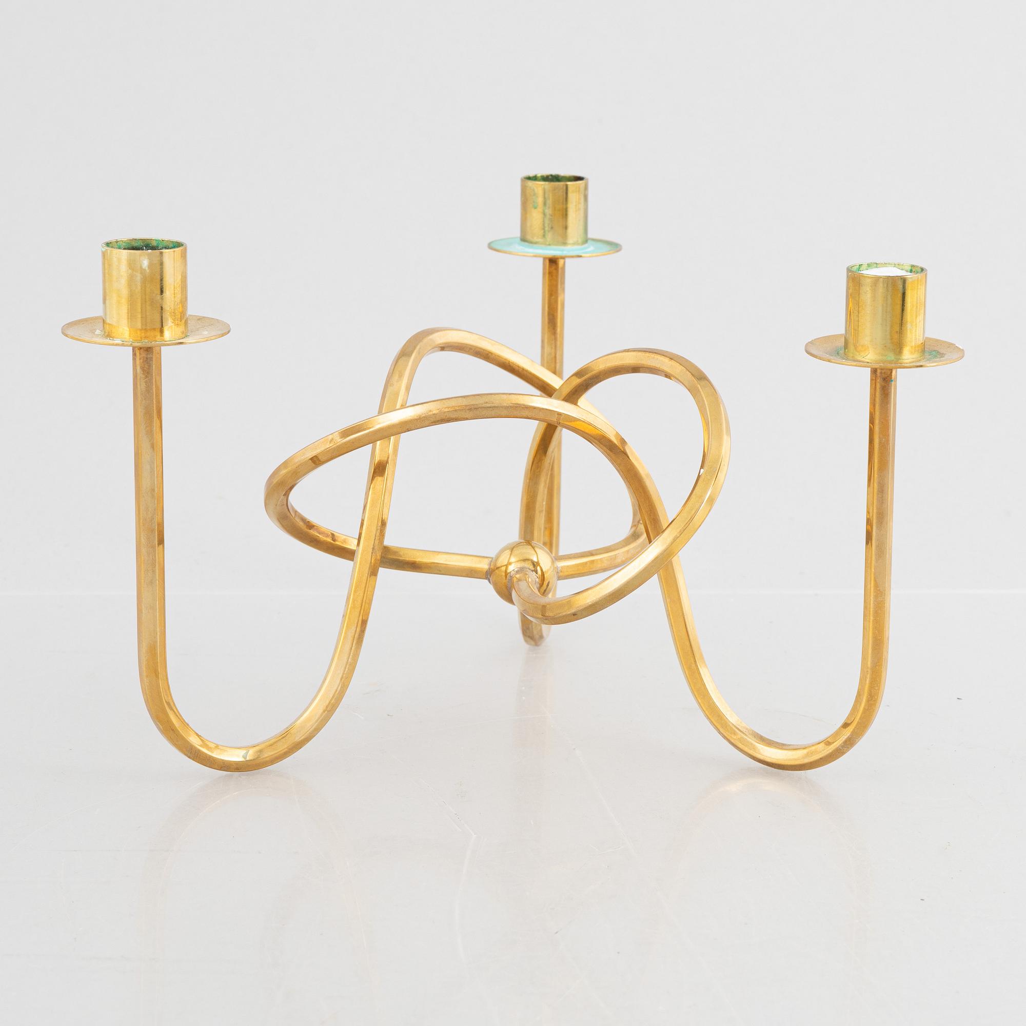 Josef Frank, a 'Vänskapsknuten' candelabrum, Svenskt Tenn.