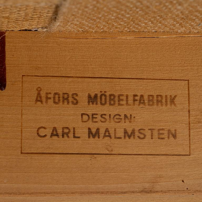 Carl Malmsten, stolar 4 st "Gustavus" Åfors möbelfabrik, 1900-talets andra hälft.