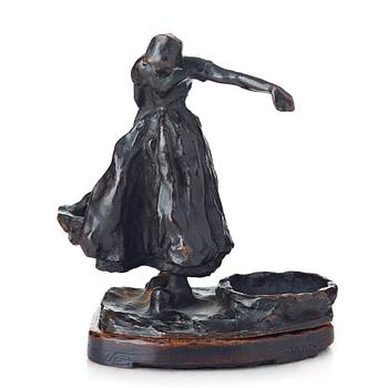 361. Carl Milles, Woman carrying water (for salt and pepper).