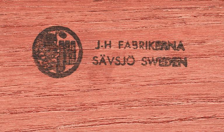 BRICKBORD, teak, JH Fabrikerna, Sävsjö. 1950-tal.