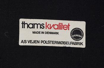 FÅTÖLJER, 2 st, Thams kvalitet, Danmark, 1960-tal.