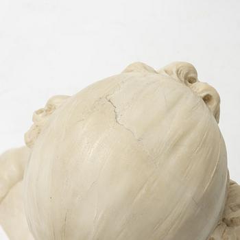 Unknown artist, a 19th century alabaster sculpture.