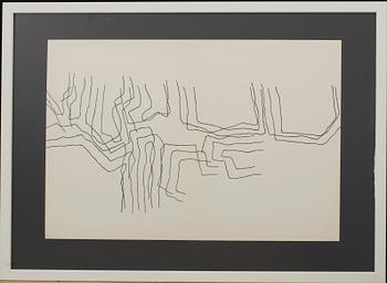 EDUARDO CHILLIDA, lithographe, unsigned, 1964.