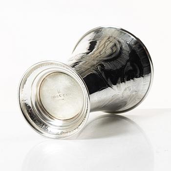 C.G. Hallberg, CG Hallberg, a sterling silver vase, Stockholm, 1961.