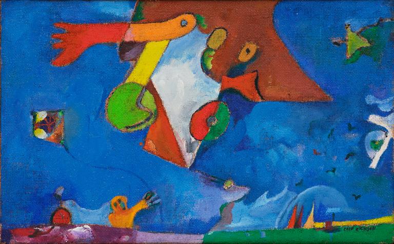 Leif Ericson, "Flygande figurer".