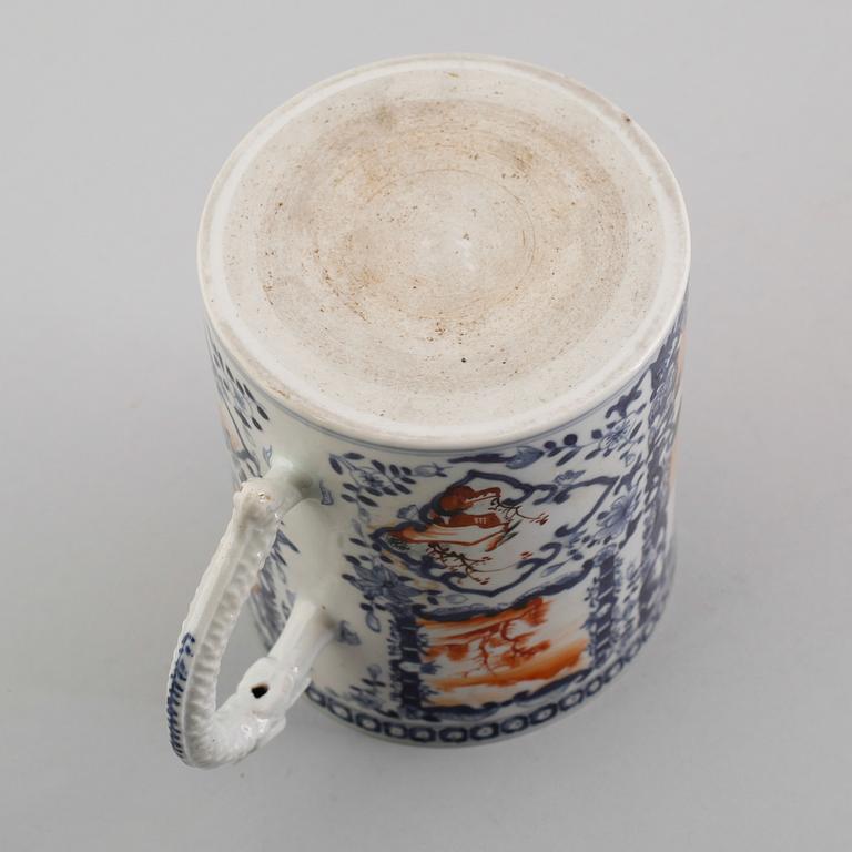 MUGG, porslin, Kina, Qianlong 1736-1795.