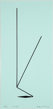 Olle Baertling · OLLE BAERTLING, "Kero", 1957, serigrafi, numrerad 98/300, dat. 1957-68.