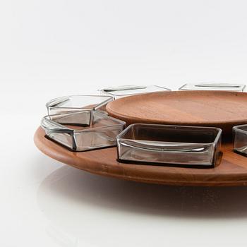 Serving tray "Lazy Susan" Digsmed Denmark 1970s.