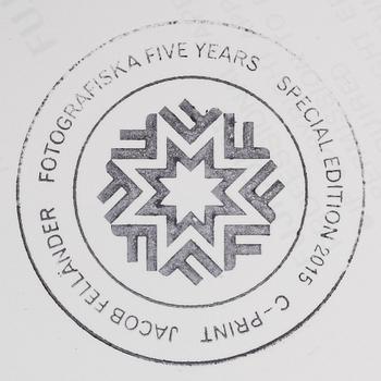 Jacob Felländer, "Fotografiska Five Years", Special edition, 2015.