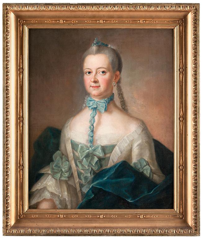 Johan Stålbom Attributed to, "Beata Sofia Sparre af Söfdeborg" (1735-1821).