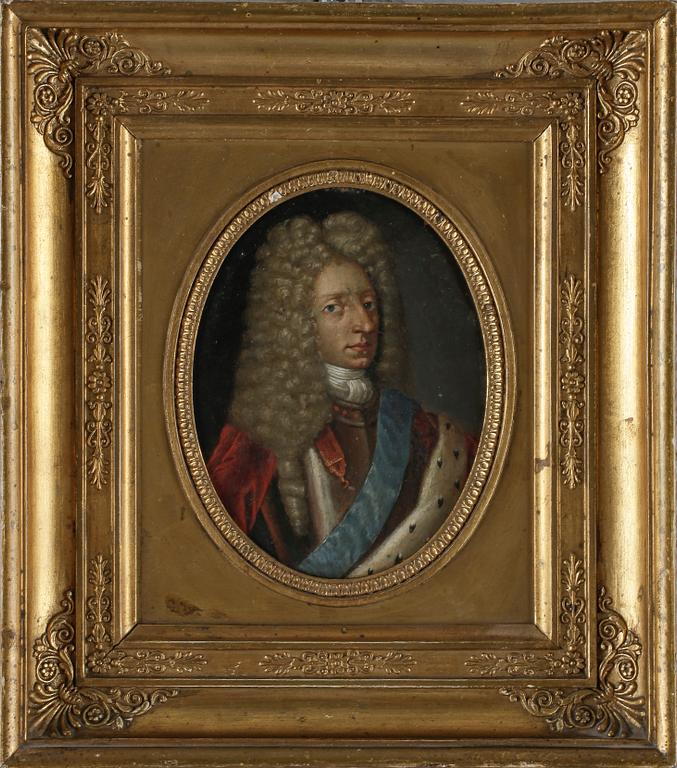 OKÄND KONSTNÄR, olja på koppar, 1700-tal.