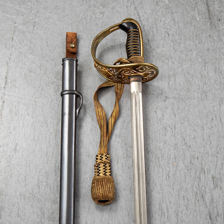 A Swedish cavalry officer's sword 1893 pattern.
