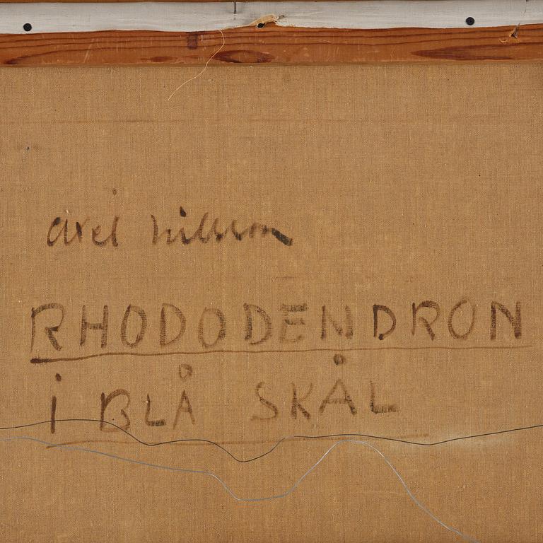 Axel Nilsson, "Rhododendron i blå skål".