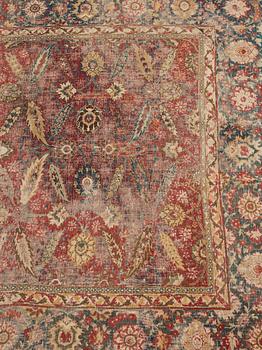 MATTO, A MUGHAL RUG, an antique Indian, the second half of the 17th century, ca 191-198,5 x 126,5-127,5 cm.